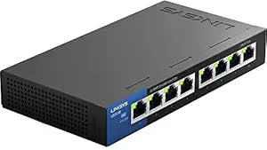 Linksys LGS108 Gigabit Switch - 8-Ports / Unmanaged / Desktop - Switch