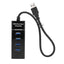 Jasoz T-F144 4 Port USB3.0 HUB - Black