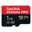 SanDisk Extreme PRO microSDXC UHS-I CARD with Adapter - 1TB / Up to 200 MB/s