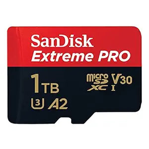 SanDisk Extreme PRO microSDXC UHS-I CARD with Adapter - 1TB / Up to 200 MB/s