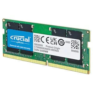 Crucial Notebook Memory - 8GB / DDR4 / 260-pin / 3200MHz / Notebook Memory Module