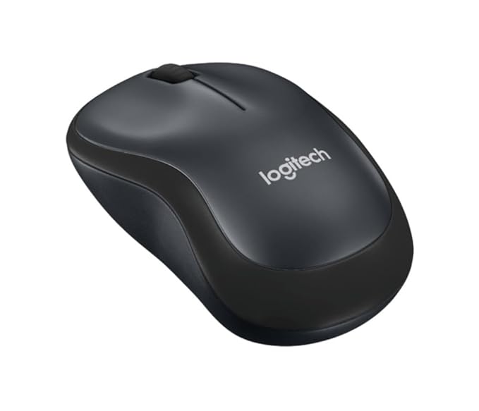 Logitech M221 Silent wireless Mouse - Charcoal Black