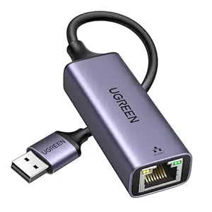 UGREEN USB to RJ45 Ethernet Adapter Aluminum Case - Space Gray