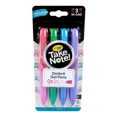 4CT. CRAYOLA WASHABLE GEL PEN SET
