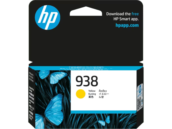 HP 938 Yellow Color - 800 Pages / Yellow Color / Ink Cartridge