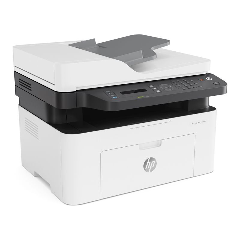 HP Laser MFP 137fnw – 20ppm / 1200dpi / A4 / USB / LAN / Wi-Fi / FAX / Mono Laser – (4ZB84A)