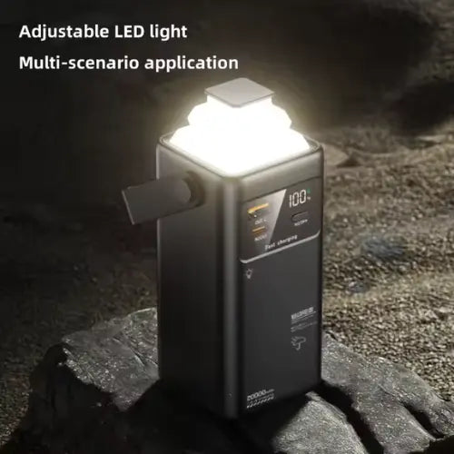 Perom portable power bank with a capacity of 60000mAh, 22.5W fast charging, equipped with a USB-C port