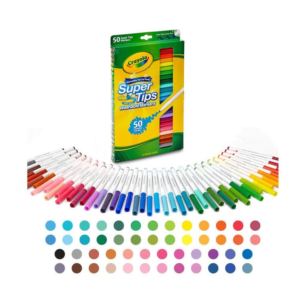 50 ct Washable Super Tips w/Si