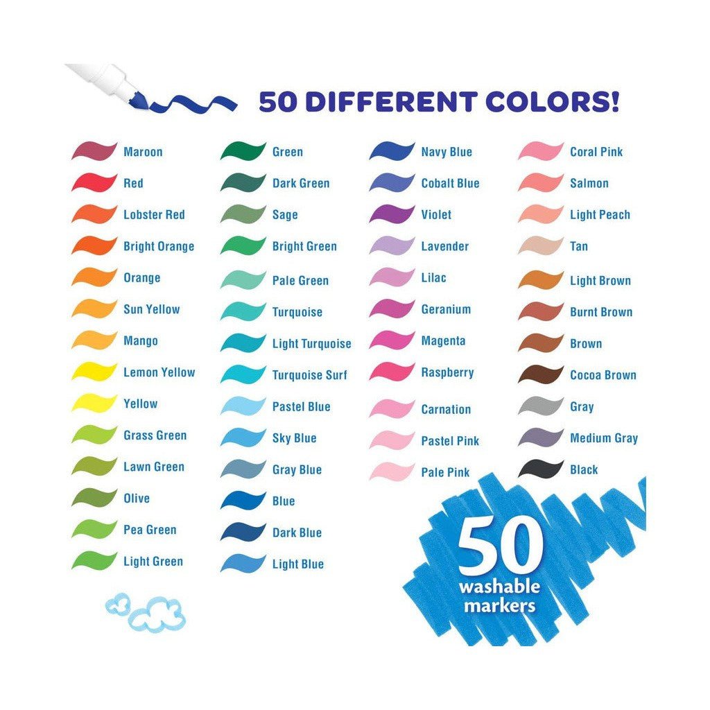 50 ct Washable Super Tips w/Si