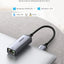 UGREEN USB to RJ45 Ethernet Adapter Aluminum Case - Space Gray