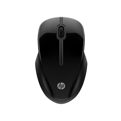 HP 250 Dual Wireless Mouse - Up to 1600 dpi / USB Type-A Dongle or Bluetooth / Black Color