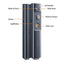 Baseus Orange Dot Wireless Presenter - RF2.4G Hz / 100m / Grey