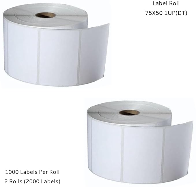 Barcode Label 75×50 Thermal Transfer