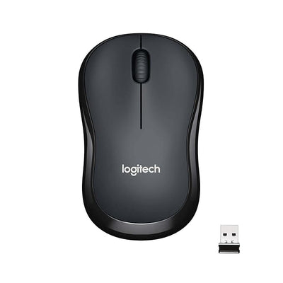 Logitech M221 Silent wireless Mouse - Charcoal Black