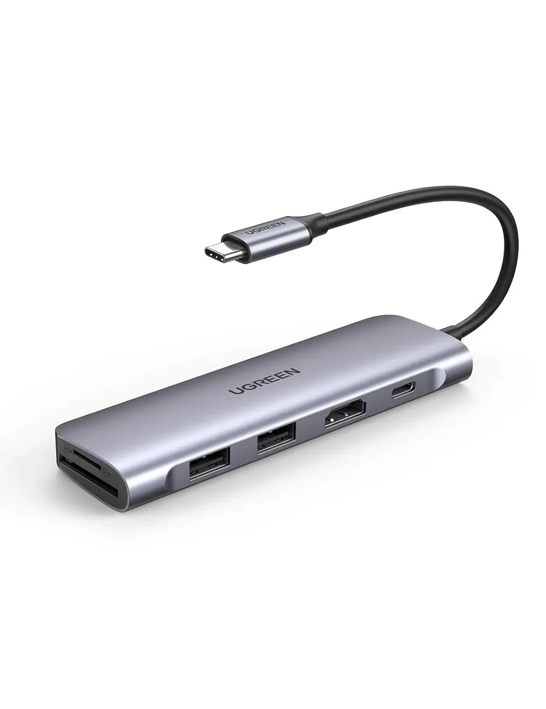 UGREEN USB-C to 2*USB3.0+HDMI+SD+TF Card Reader Docking Station