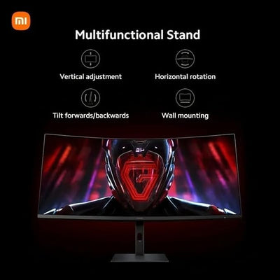 Xiaomi Curved Gaming Monitor G34WQi - 34" WQHD / 180Hz / 1ms / HDMI 2.0 / Display Port - Black
