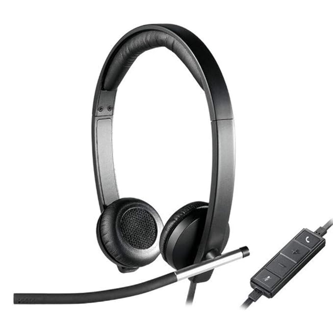 Logitech H650e USB Wired Headset - Wired / USB / Stereo / Black