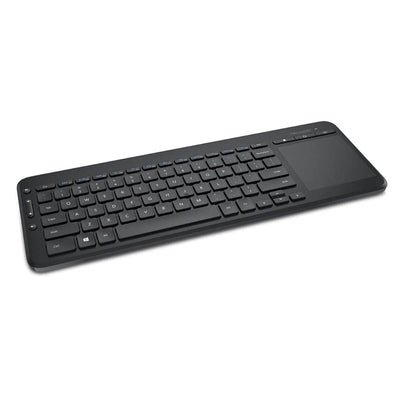 Microsoft Wireless AIO Media Keyboard - Wireless / Arabic/English / Black - Keyboard