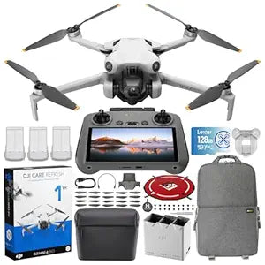 DJI Mini 4 Pro (DJI RC 2) Folding Mini Drone - 48MP / 4K UHD / WiFi - White