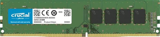 Crucial Desktop Memory - 8GB / DDR4 / 288-pin / 3200MHz / Desktop Memory Module