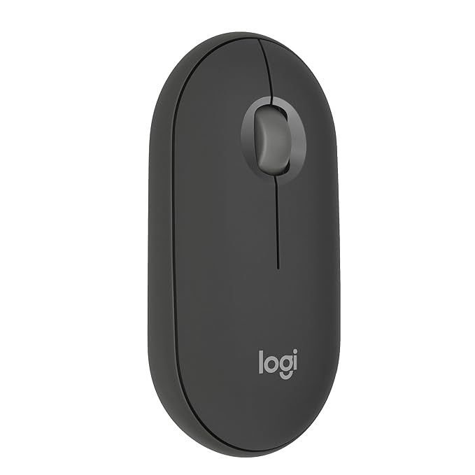 Logitech Pebble Mouse 2 M350S / Wireless / Bluetooth Mouse - Tonal White