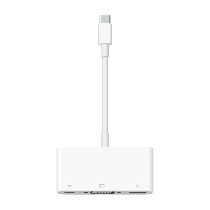 Apple USB Type-C to VGA Multiple Adapter - USB-A / VGA / USB Type-C / White