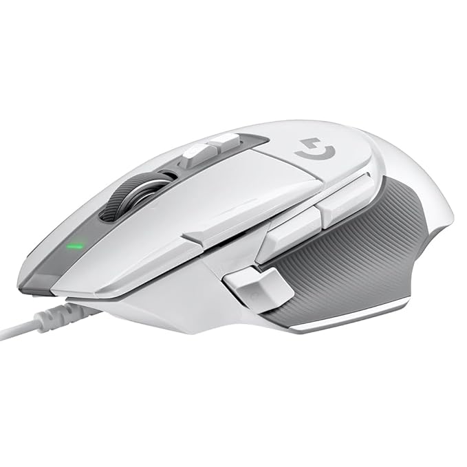 Logitech G502X Gaming Mouse- Wired / USB-A / White