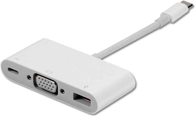 Apple USB Type-C to VGA Multiple Adapter - USB-A / VGA / USB Type-C / White