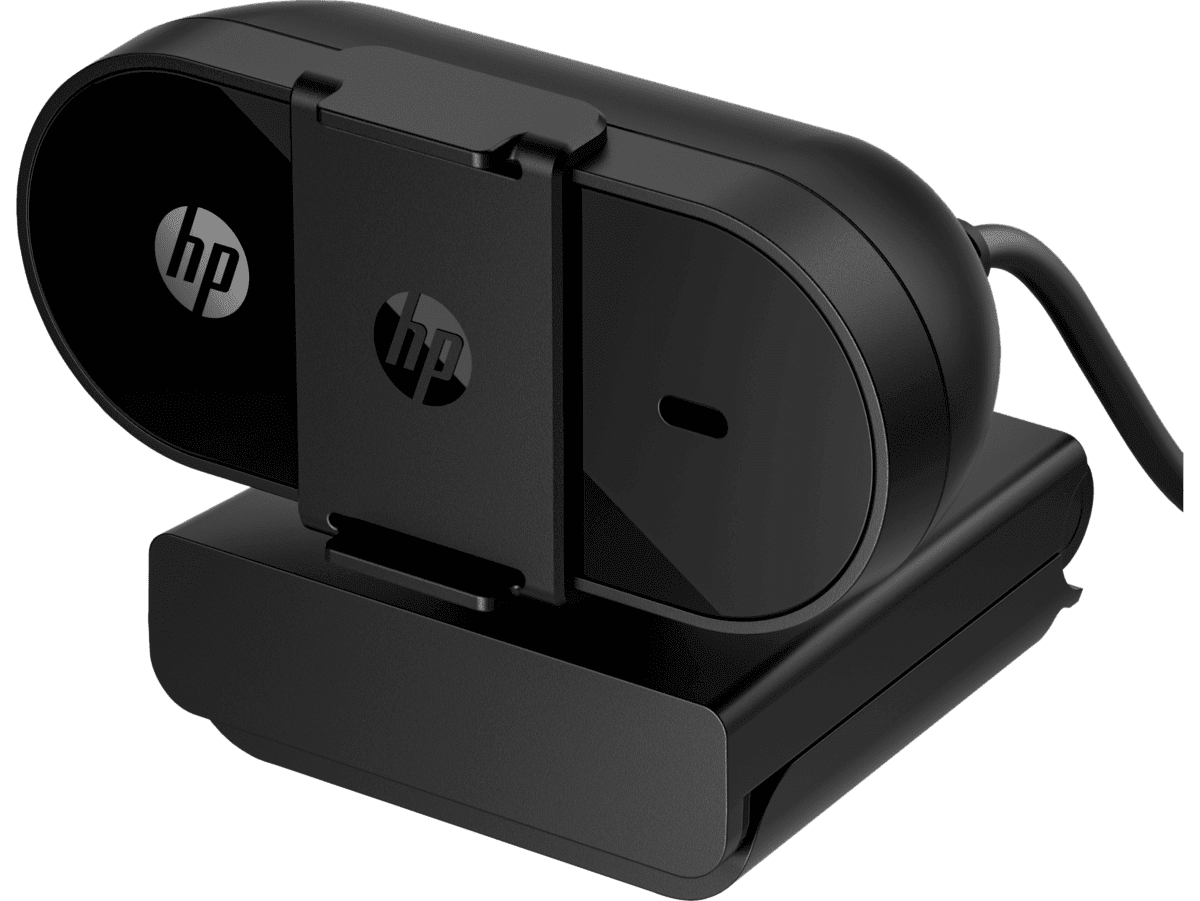 HP 320 FHD Webcam - 5MP / Single Microphone / Wired USB-A Connectivity / Black Color