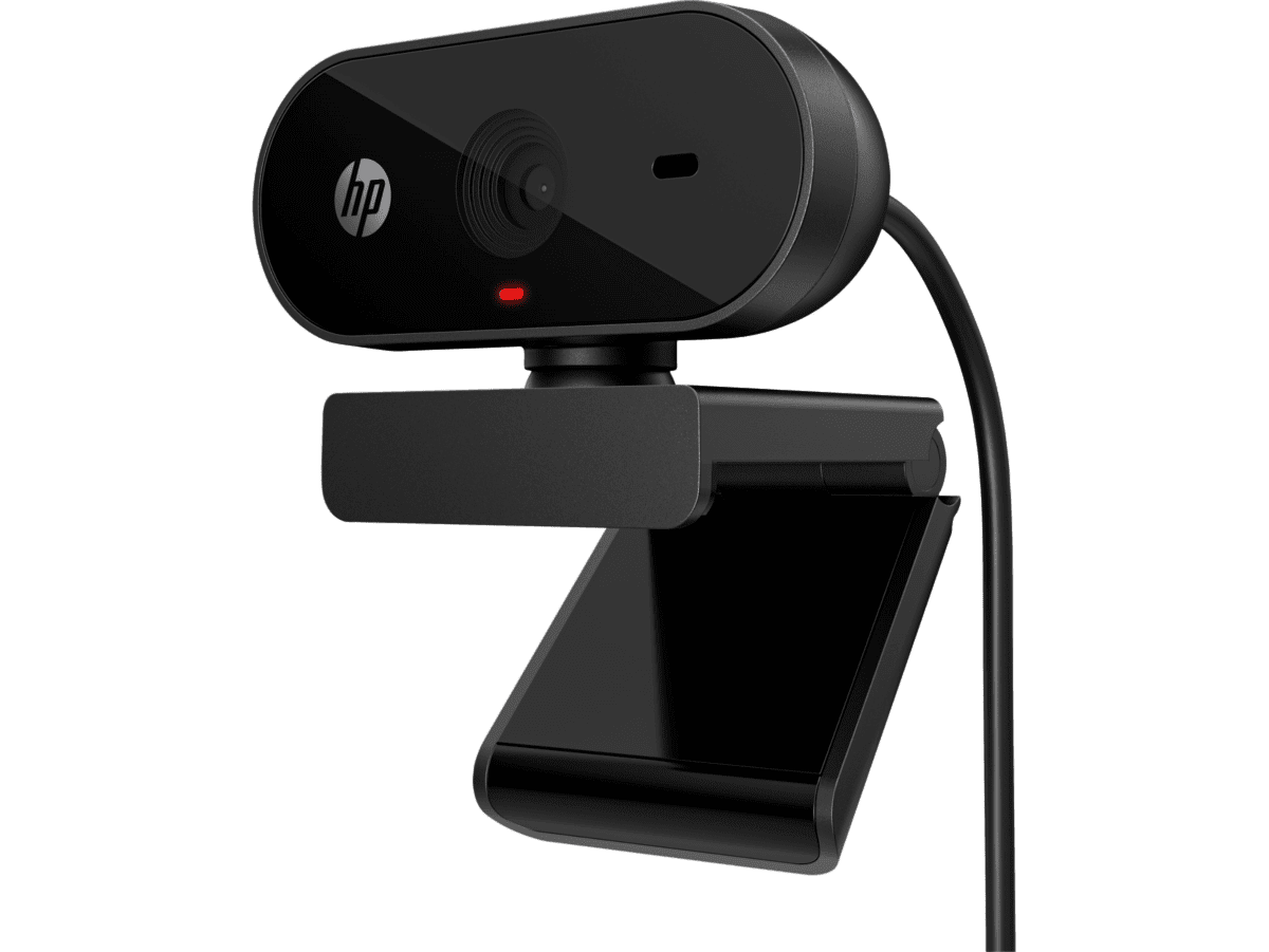 HP 320 FHD Webcam - 5MP / Single Microphone / Wired USB-A Connectivity / Black Color