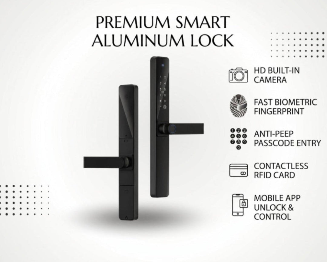 IK0953 - Smart Aluminum Tuya lock with camera
