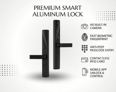 IK0953 - Smart Aluminum Tuya lock with camera