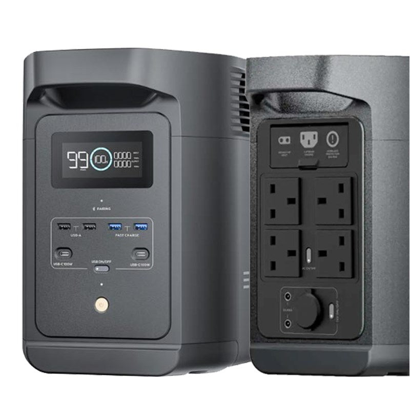 Ecoflow E980 Portable Power Station 980Wh, 500W- EF-RV-H08-1