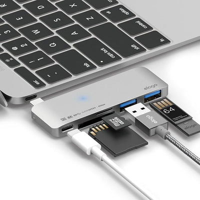 Elago Aluminum Charging Multi Hub USB-C - Space Gray