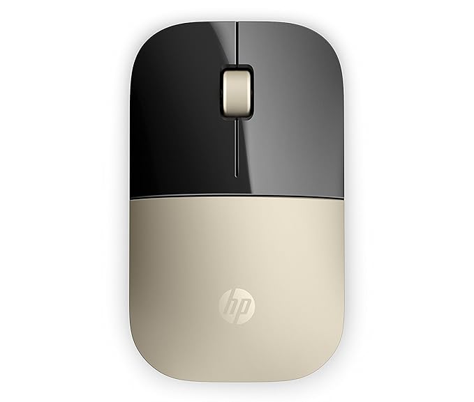HP Z3700 Wireless Mouse - Up to 1200 dpi / Black/Gold Color