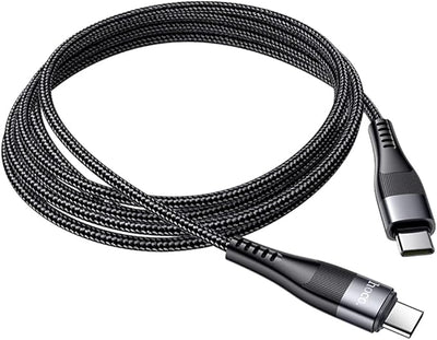 Hoco U99 Vortex Type-C to Type-C 2 Meter - Black