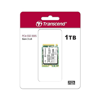 Transcend PCIe 300S - 1TB / Up to 2,000/1,650 MB/s / M.2 2230 / PCIe / SSD (Solid State Drive)
