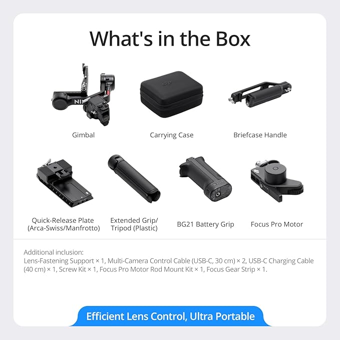 DJI RS 4 Pro Gimbal Stabilizer Combo - 1950 mAh / 2.4 GHz / USB / Bluetooth - Black