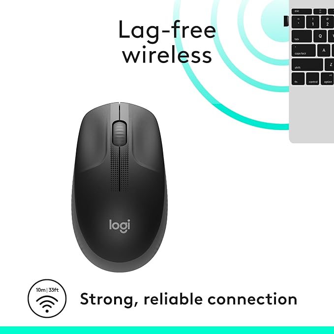 Logitech Mouse M190 Wireless - Black