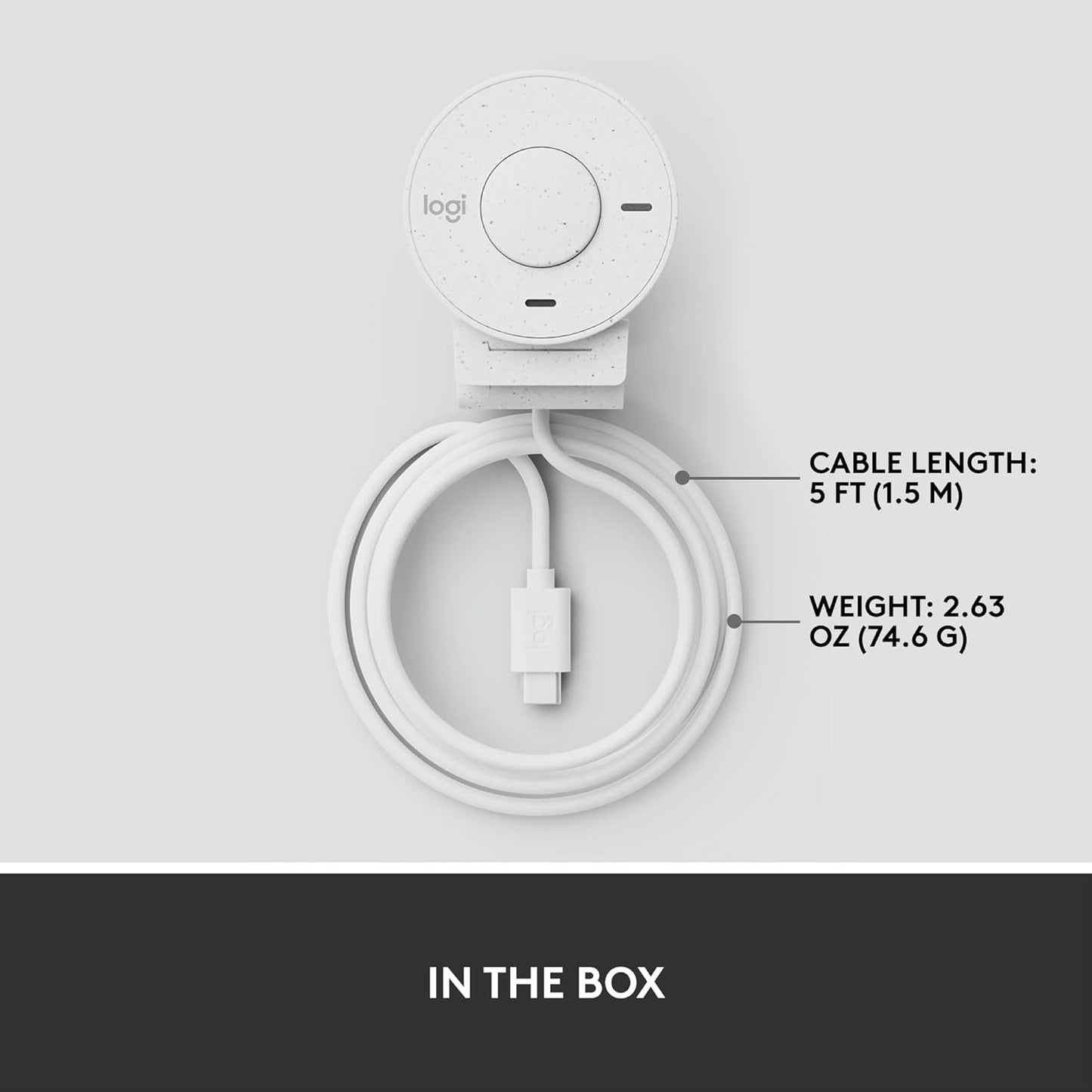 Logitech Brio 300 Full HD Webcam - 2MP / USB-C / Wired