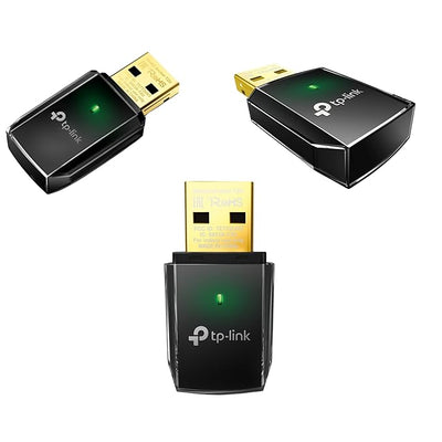 TP-LINK (Archer T2U) AC600 Wireless Dual Band USB Adapter - 5GHz (433 Mbps) / USB 2.0
