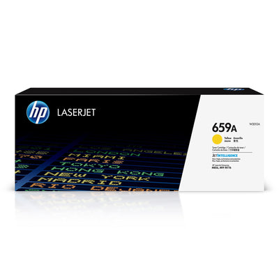 HP 659A Yellow Original LaserJet Toner Cartridge - 13K Pages / Yellow / Toner Cartridge