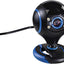 uRage REC 200 HD Streaming Gaming Webcam - 720P / USB-A - Black/Blue