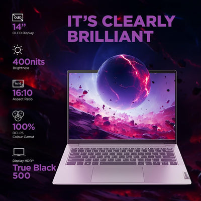 Lenovo IdeaPad Slim 5 Gen 10 - 14" WUXGA OLED / i5 / 16GB / 512GB (NVMe M.2 SSD) / Win 11 Home / 1YW / Arabic/English / Cosmic Blue