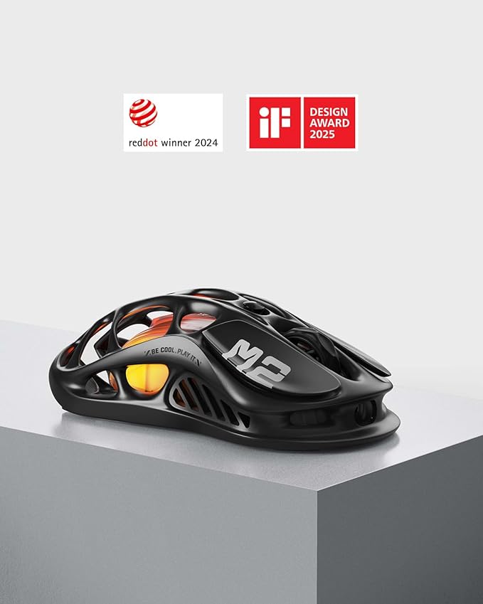 GravaStar Mercury M2 Wireless Gaming Mouse - Stealth Black