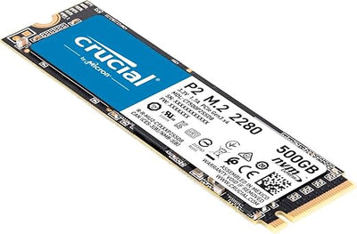 Crucial P2 - 500GB / M.2 2280 / PCIe 3.0 - SSD (Solid State Drive)