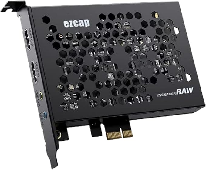 بطاقة التقاط الفيديو EZCap 324B LIVE GAMER RAW PCIe 4K HDMI