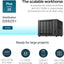 Synology DiskStation DS925+ - SATA / M.2 NVMe / 4 فتحات / USB / LAN / سطح المكتب