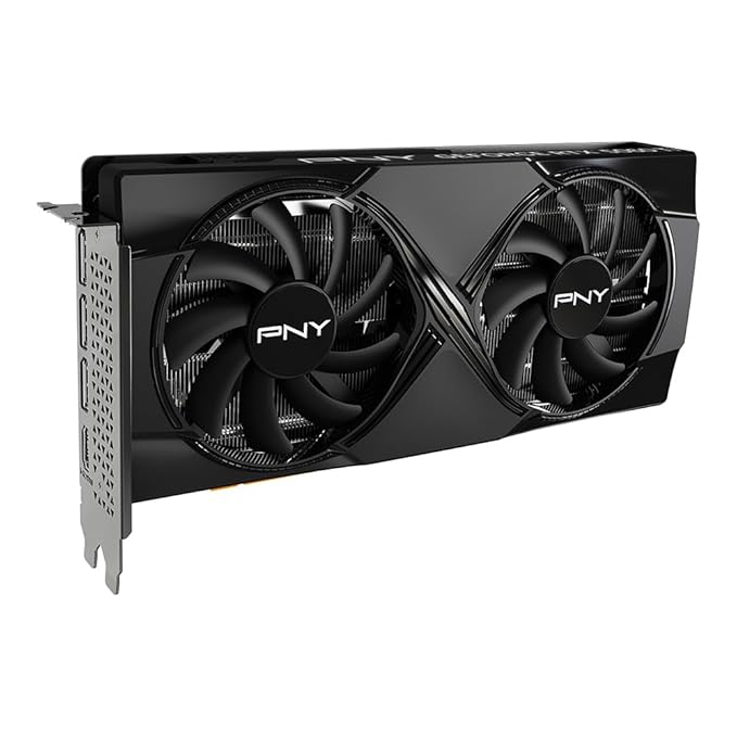 PNY NVIDIA GeForce RTX 5060 8GB OC Dual Fan Graphics Card - 8GB / GDDR7 / 128-bit / PCIe 5.0 / DisplayPort 2.1 / HDMI 2.1 / One Year Warranty
