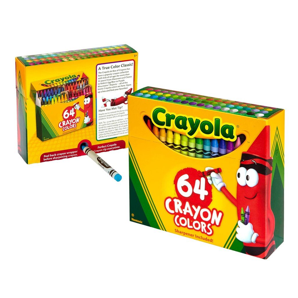 64 ct - Non - Paggable Crayon Colors